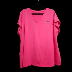 Fila Pink Short Sleeve Tee
